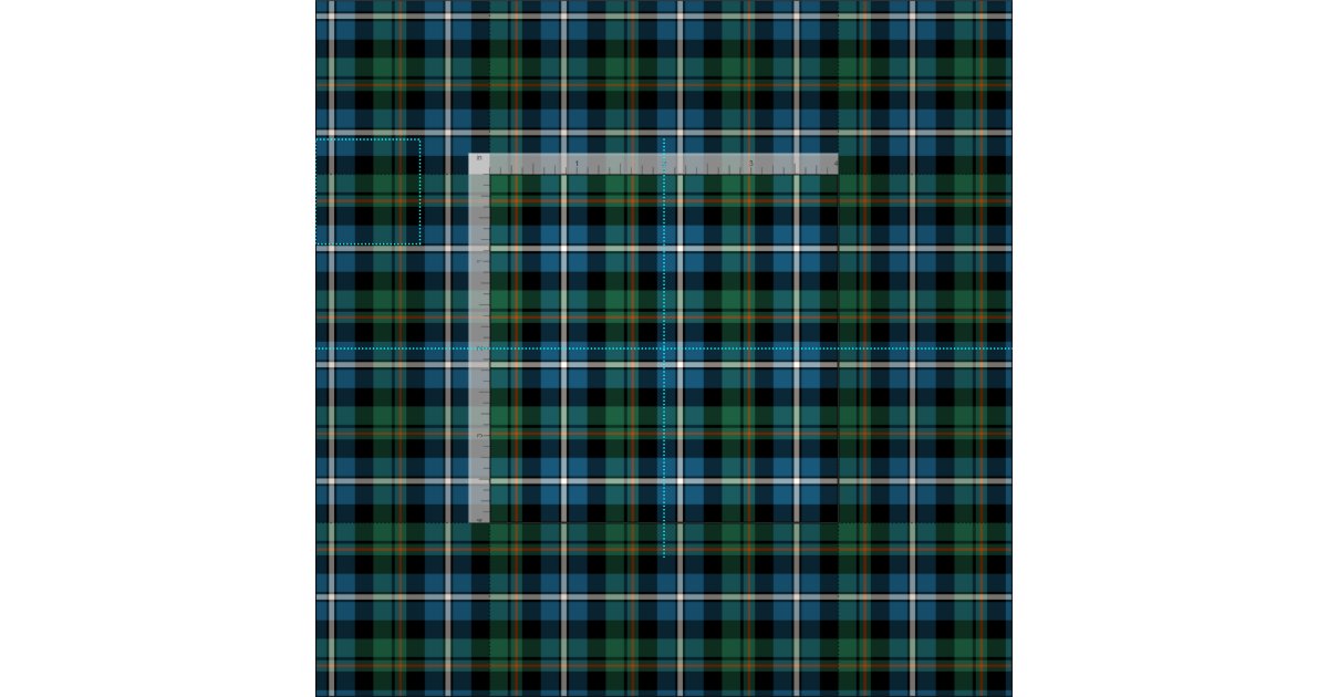 Scottish Tartan MacRae Hunting Weathered Clan Woven Blanket Crest Style main image 1