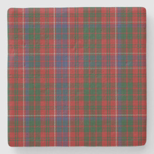 Clan MacRae Tartan Plaid Stone Coaster
