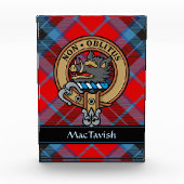 Clan MacTavish Crest Acrylic Award (Front)