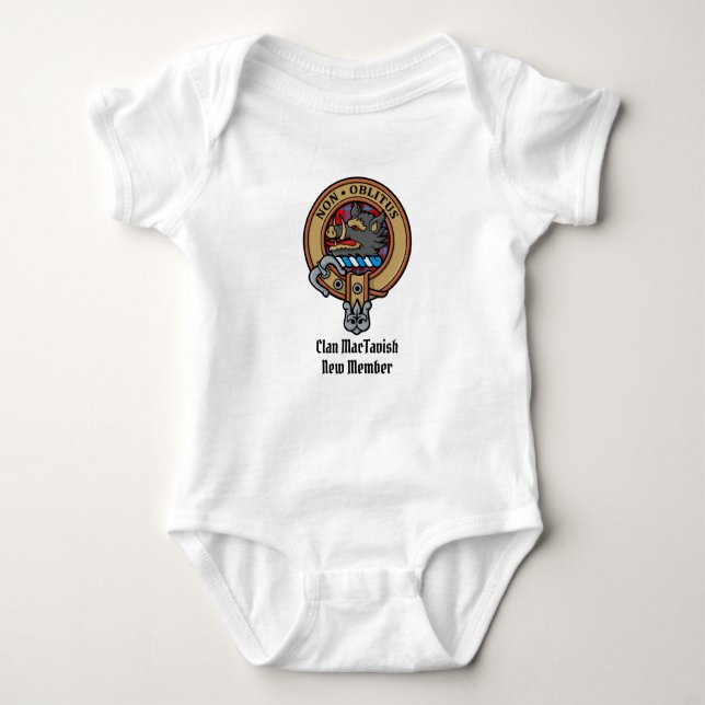Clan MacTavish Crest Baby Bodysuit (Front)