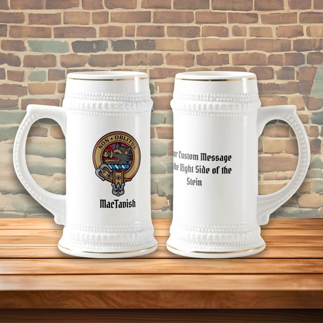 Clan MacTavish Crest Beer Stein (Creator Uploaded)