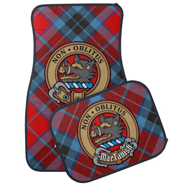 Clan MacTavish Crest Car Floor Mat (Set)