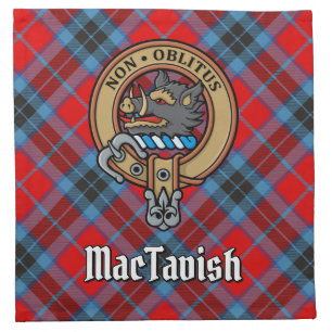 Clan MacTavish Crest Cloth Napkin