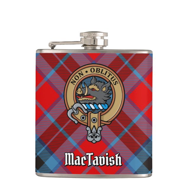 Clan MacTavish Crest Flask (Front)