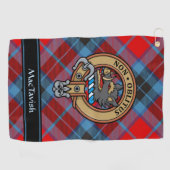 Clan MacTavish Crest Golf Towel (Horizontal)