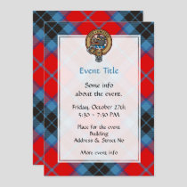 Clan MacTavish Crest Invitation