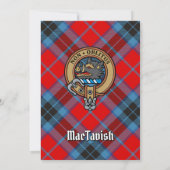 Clan MacTavish Crest Invitation (Back)
