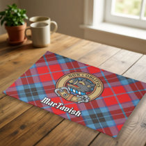 Clan MacTavish Crest over Tartan Cloth Placemat