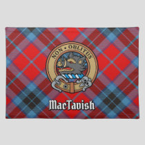 Clan MacTavish Crest over Tartan Cloth Placemat