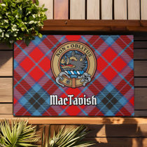 Clan MacTavish Crest over Tartan Doormat