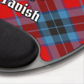 Clan MacTavish Crest over Tartan Gel Mouse Pad (Right Side)