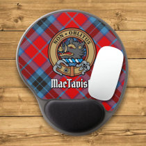 Clan MacTavish Crest over Tartan Gel Mouse Pad