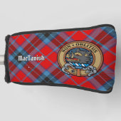 Clan MacTavish Crest over Tartan Golf Head Cover (Front)