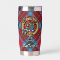 Clan MacTavish Crest over Tartan Insulated Tumbler