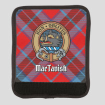 Clan MacTavish Crest over Tartan Luggage Handle Wrap