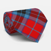 Clan MacTavish Crest over Tartan Neck Tie (Rolled)