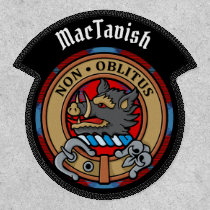 Clan MacTavish Crest over Tartan Patch