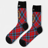 Clan MacTavish Crest over Tartan Socks (Left)