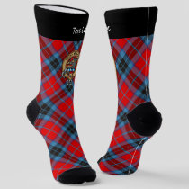 Clan MacTavish Crest over Tartan Socks