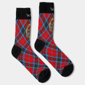 Clan MacTavish Crest over Tartan Socks (Right)