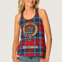 Clan MacTavish Crest over Tartan Tank Top