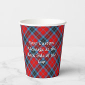 Clan MacTavish Crest Paper Cups (Back)