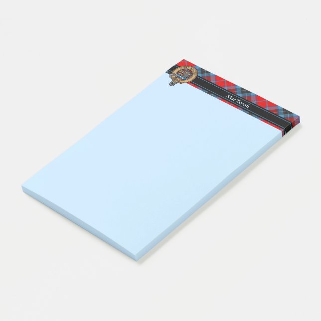 Clan MacTavish Crest Post-it Notes (Angled)