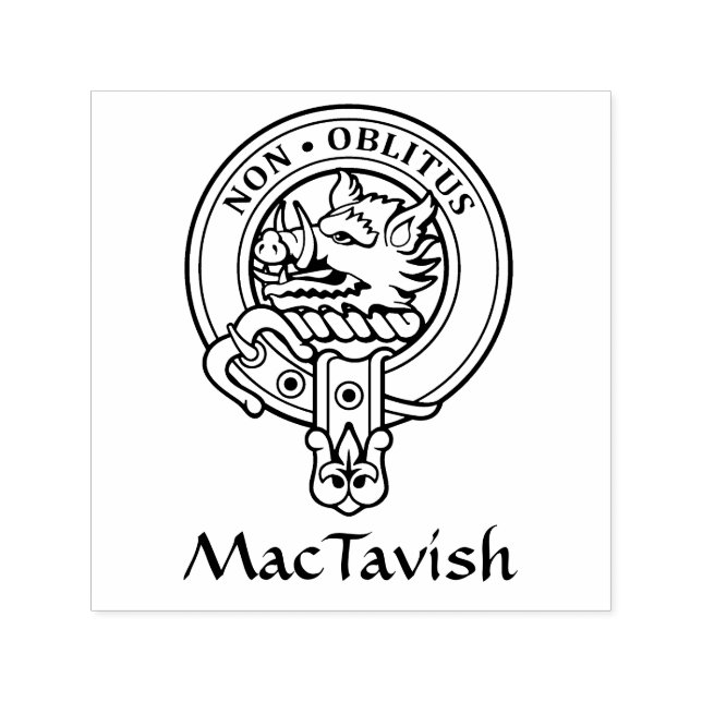 Clan MacTavish Crest Self-inking Stamp (Design)