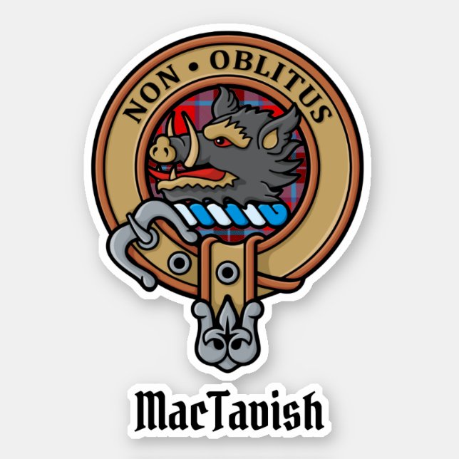 Clan MacTavish Crest Sticker (Front)