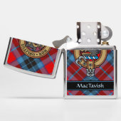 Clan MacTavish Crest Zippo Lighter (Opened)