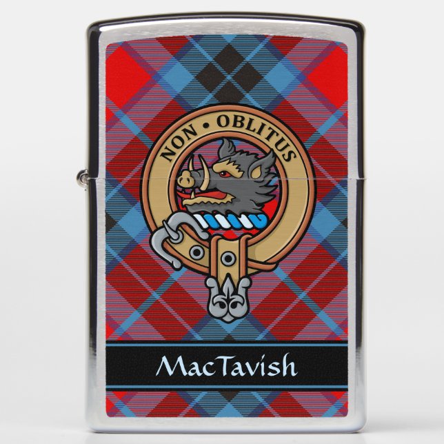 Clan MacTavish Crest Zippo Lighter (Front)