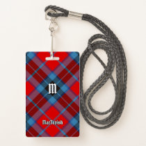 Clan MacTavish Tartan Badge