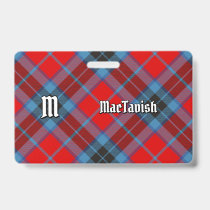 Clan MacTavish Tartan Badge