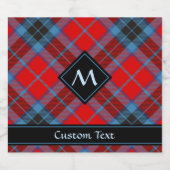 Clan MacTavish Tartan Beer Bottle Label (Single Label)