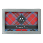 Clan MacTavish Tartan Belt Buckle (Front)