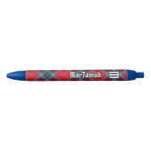 Clan MacTavish Tartan Blue Ink Pen (Front)