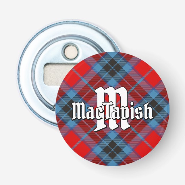 Clan MacTavish Tartan Bottle Opener (Front)