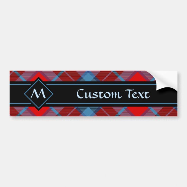 Clan MacTavish Tartan Bumper Sticker (Front)