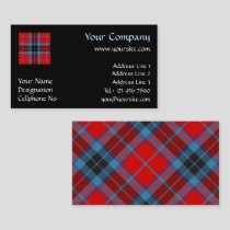 Clan MacTavish Tartan Business Card