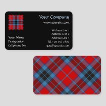 Clan MacTavish Tartan Business Card
