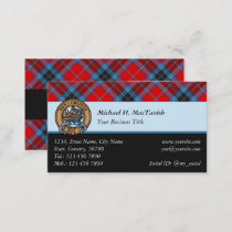 Clan MacTavish Tartan Business Card