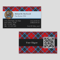 Clan MacTavish Tartan Business Card