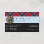 Clan MacTavish Tartan Business Card (Front)