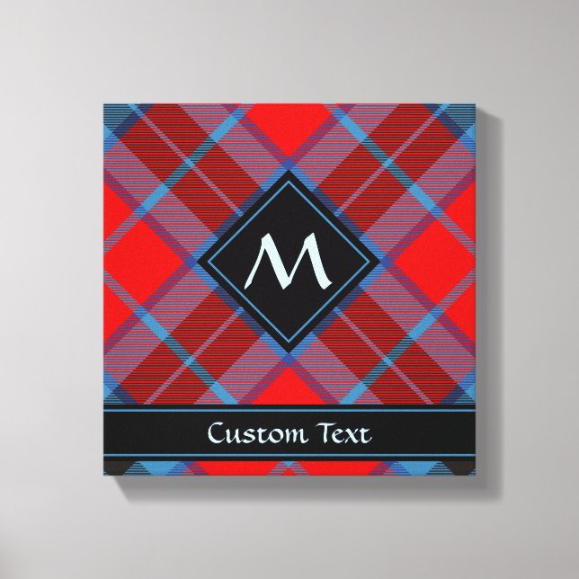 Clan MacTavish Tartan Canvas Print (Front)