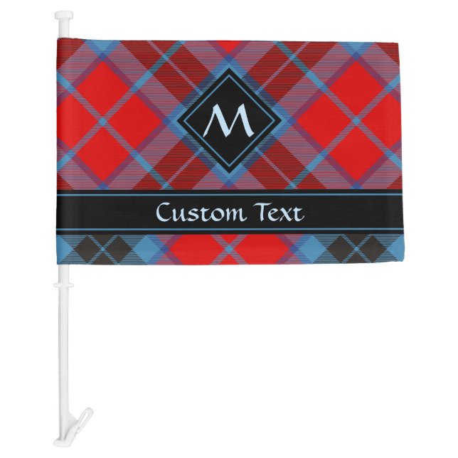 Clan MacTavish Tartan Car Flag (Front)