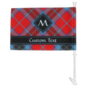Clan MacTavish Tartan Car Flag (Back)