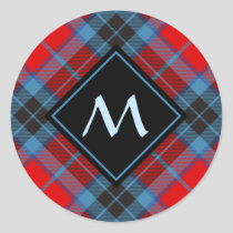 Clan MacTavish Tartan Classic Round Sticker