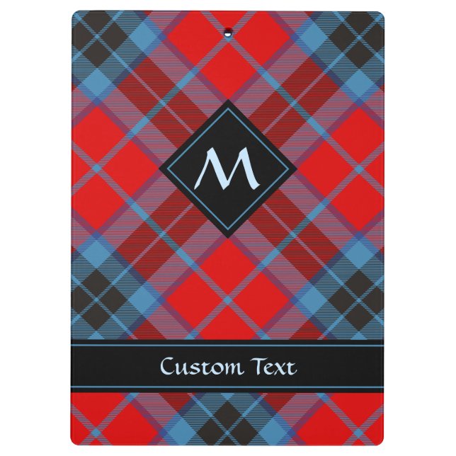 Clan MacTavish Tartan Clipboard (Back)