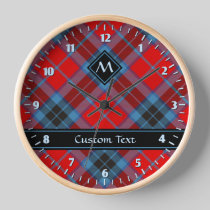 Clan MacTavish Tartan Clock