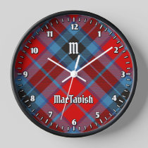 Clan MacTavish Tartan Clock